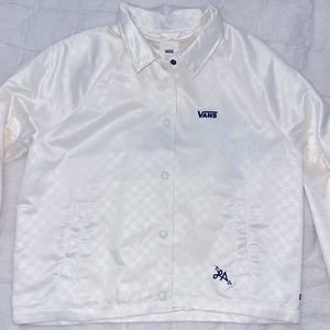 White Vans Checkered Jacket
